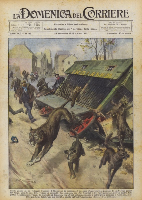 Storlek i en fransk by av Achille Beltrame