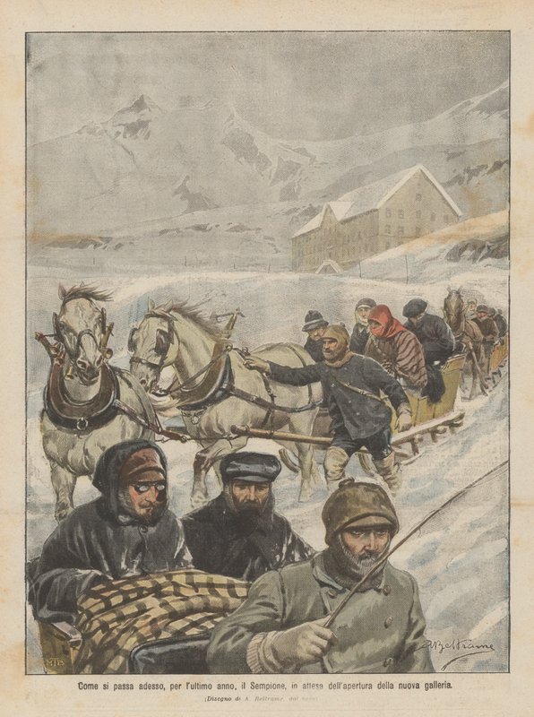 När vi nu passerar Simplon det senaste året i väntan på att den nya tunneln ska öppnas av Achille Beltrame