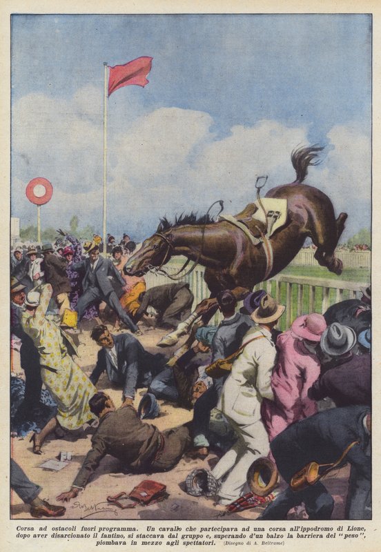 Oschemalagd hinderbana av Achille Beltrame