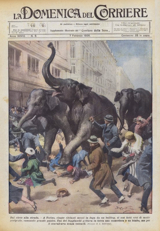 Från cirkusen till gatan av Achille Beltrame