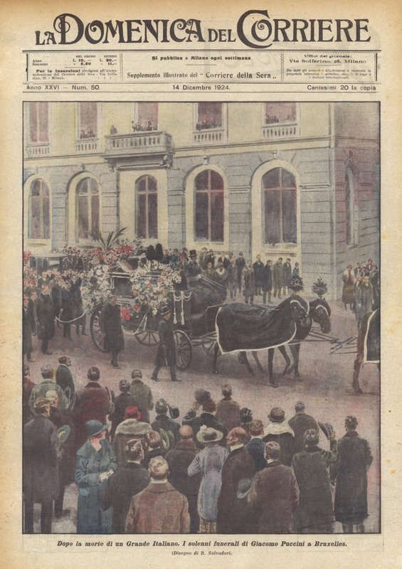 Efter döden av en stor italienare av Achille Beltrame