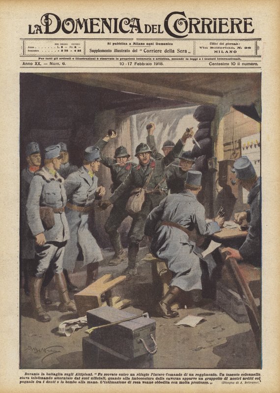 Under striden på höglandet av Achille Beltrame