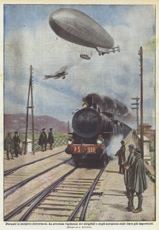 Under tågstrejken av Achille Beltrame