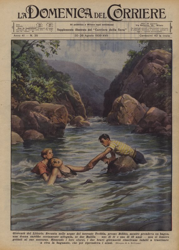 Ungdom i Littorio av Achille Beltrame