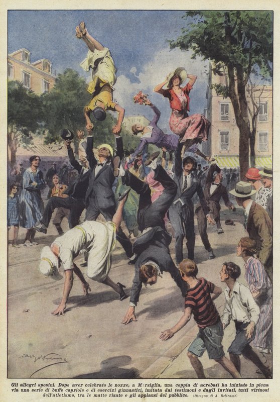 De lyckliga nygifta av Achille Beltrame