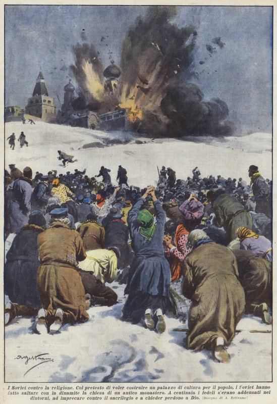 Sovjeterna mot religionen av Achille Beltrame