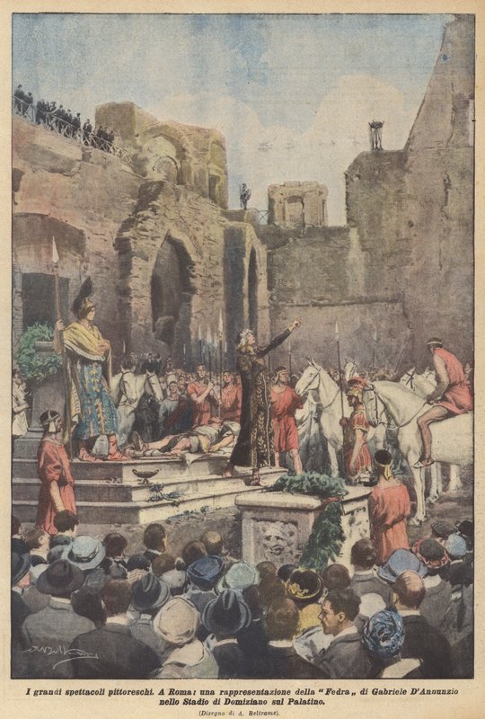 De stora pittoreska showerna av Achille Beltrame