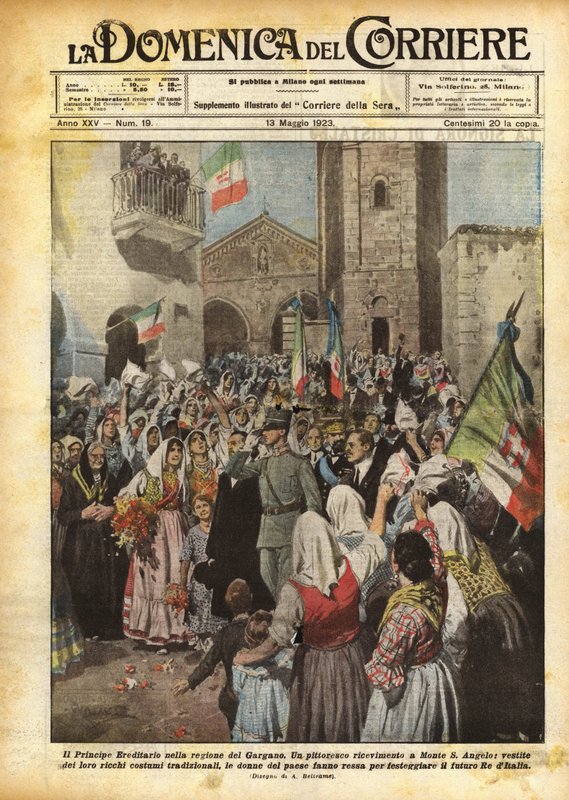 Arvprinsen i Gargano-regionen av Achille Beltrame