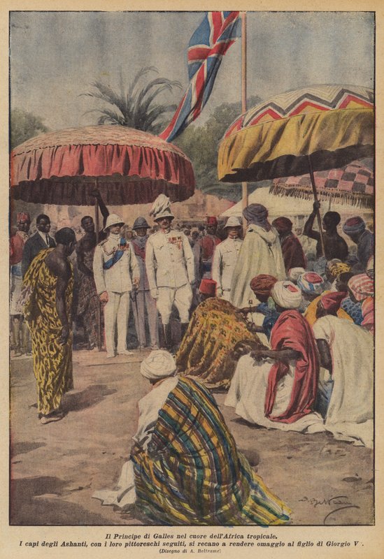 Prinsen av Wales i hjärtat av det tropiska Afrika av Achille Beltrame