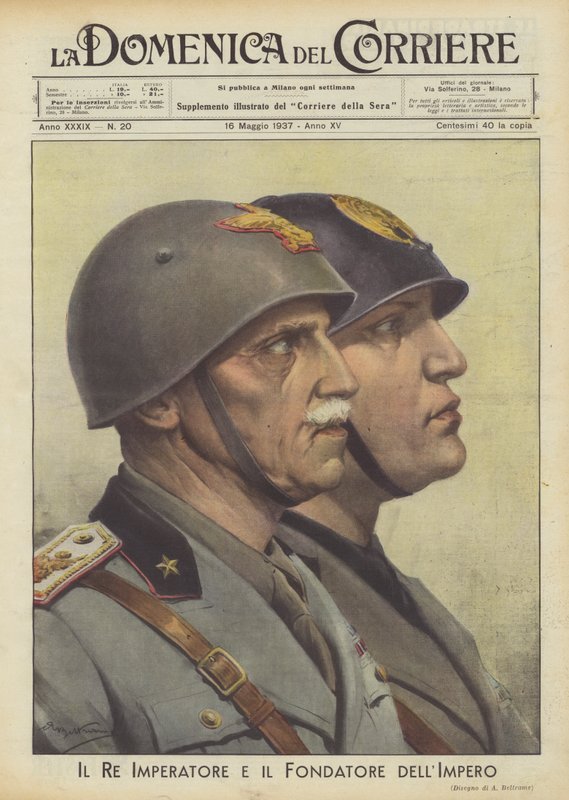 Kungen kejsare och grundaren av imperiet av Achille Beltrame