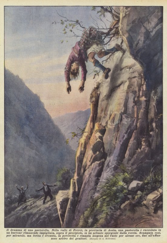 En herdinnas drama av Achille Beltrame