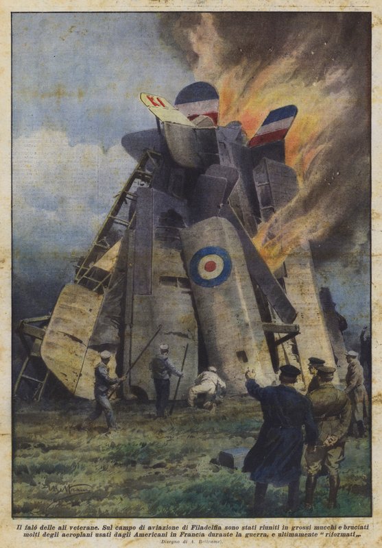 Veteranvingarnas bål av Achille Beltrame