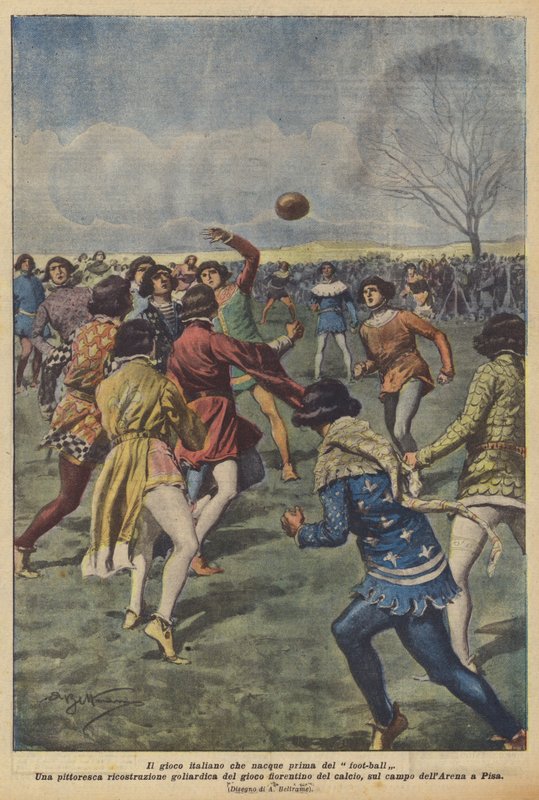 Det italienska spelet som föddes före fotbollen av Achille Beltrame