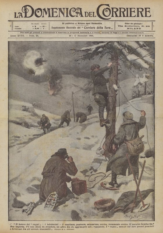 Spindlarnas verk av Achille Beltrame