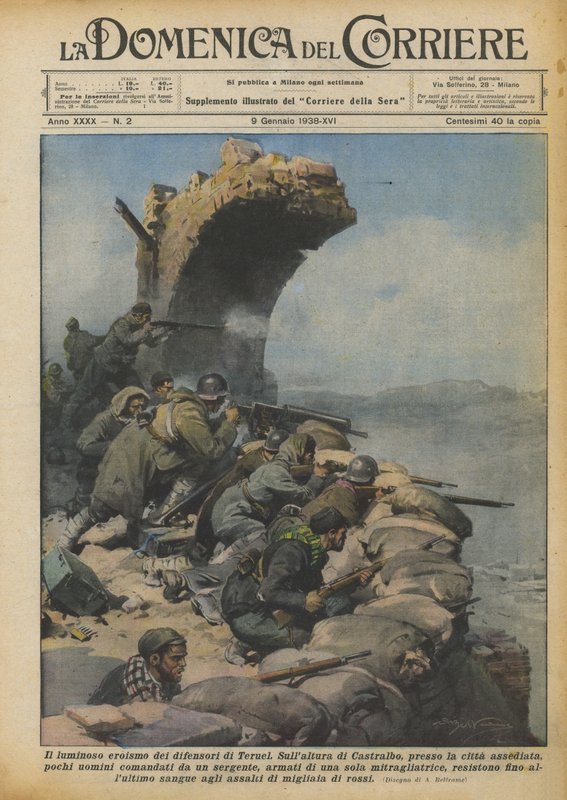 Teruels försvarares lysande heroism av Achille Beltrame