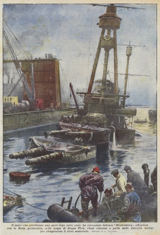 Havet som ger tillbaka ett skepp efter sju år av Achille Beltrame