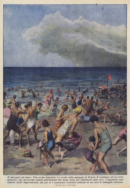 Hägringen på havet av Achille Beltrame