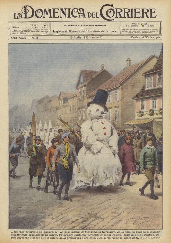 Vintern tvingades lämna av Achille Beltrame