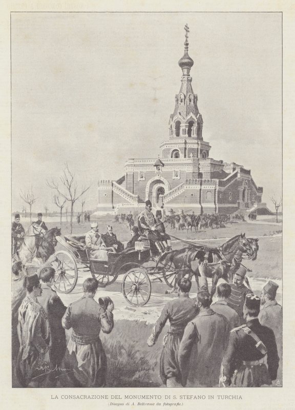 Invigningen av monumentet av St Stephen i Turkiet av Achille Beltrame