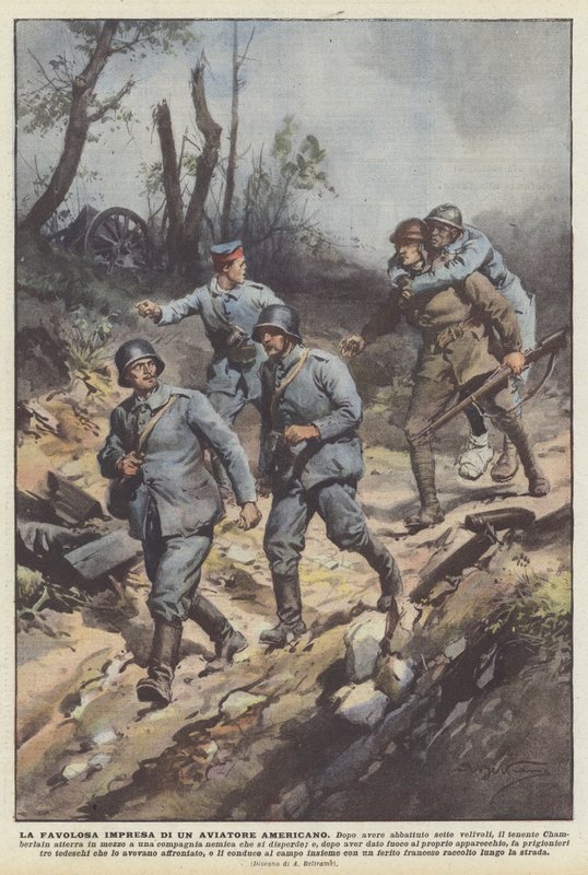 En amerikansk flygares fantastiska gärning av Achille Beltrame