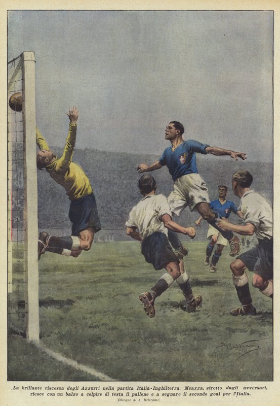 Den lysande återhämtningen av Azzurri i matchen mellan Italien och England av Achille Beltrame