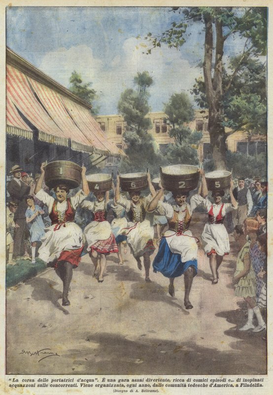 Vattenbärarnas ras av Achille Beltrame
