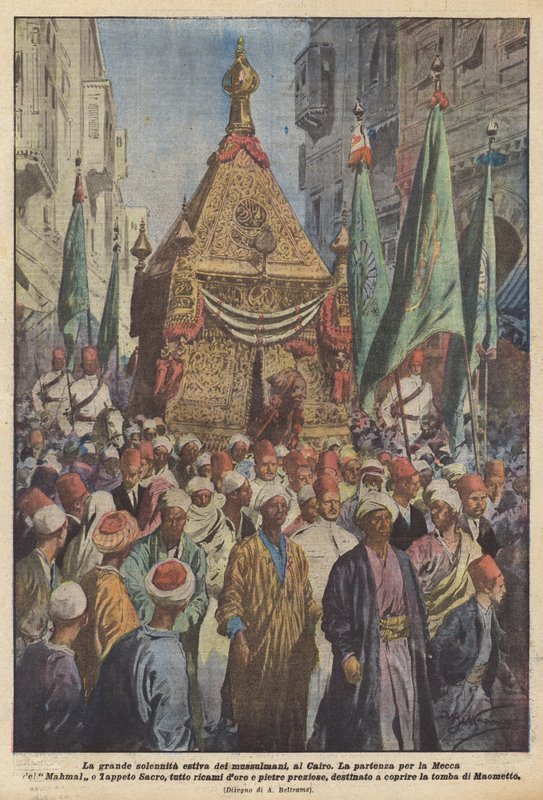 Muslimernas stora sommarhögtidlighet i Kairo av Achille Beltrame