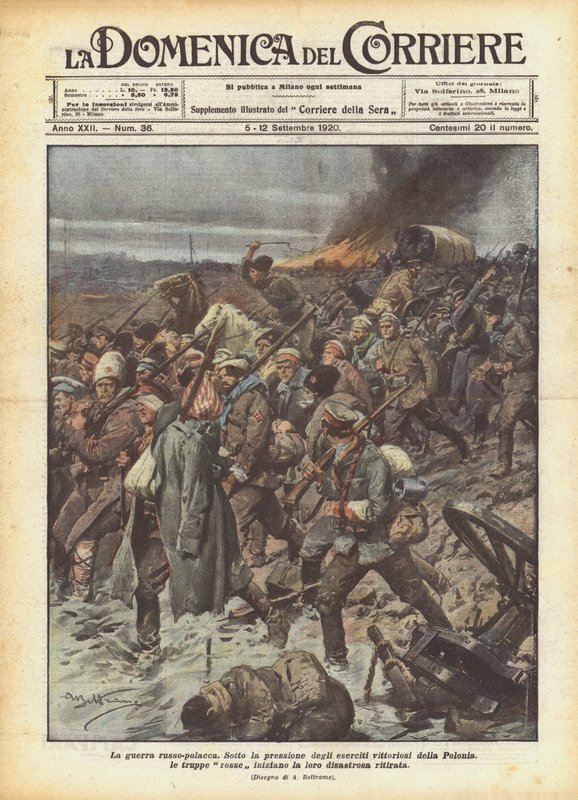 Det rysk-polska kriget av Achille Beltrame