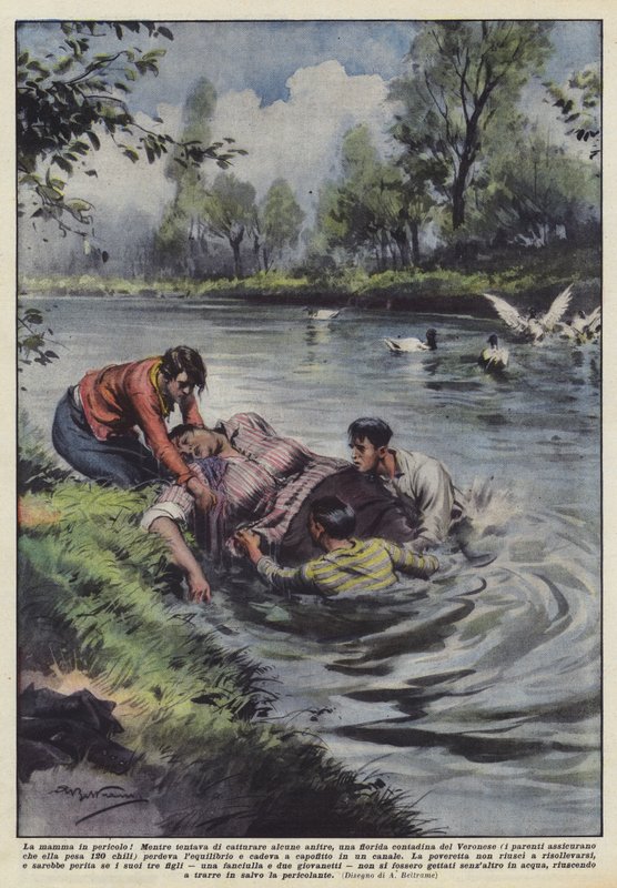 Mamma i fara! av Achille Beltrame
