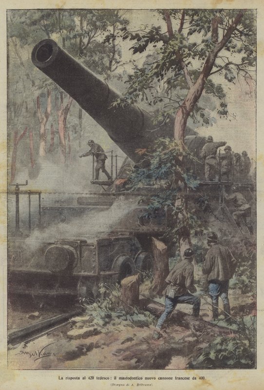 Svaret på den tyska 420, den maffiga nya franska 400-pistolen av Achille Beltrame
