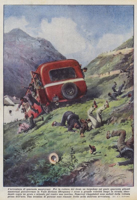 Fyrtio mantuanians äventyr av Achille Beltrame