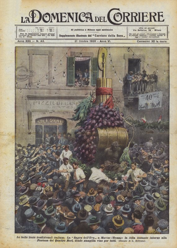 De vackra traditionella italienska festivalerna av Achille Beltrame