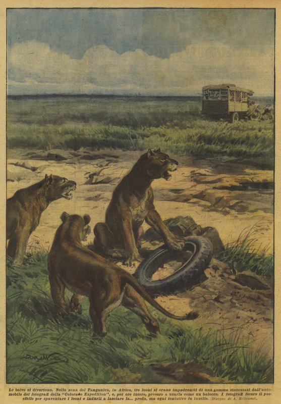 Odjuren har kul av Achille Beltrame