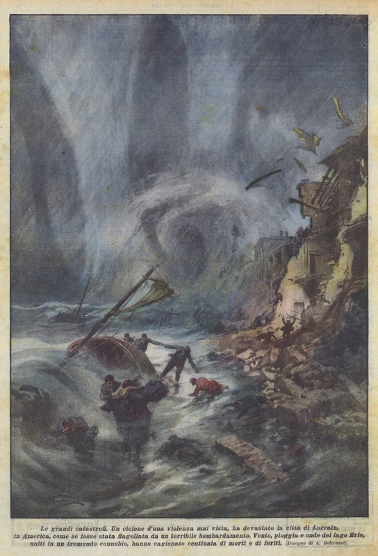 De stora katastroferna av Achille Beltrame