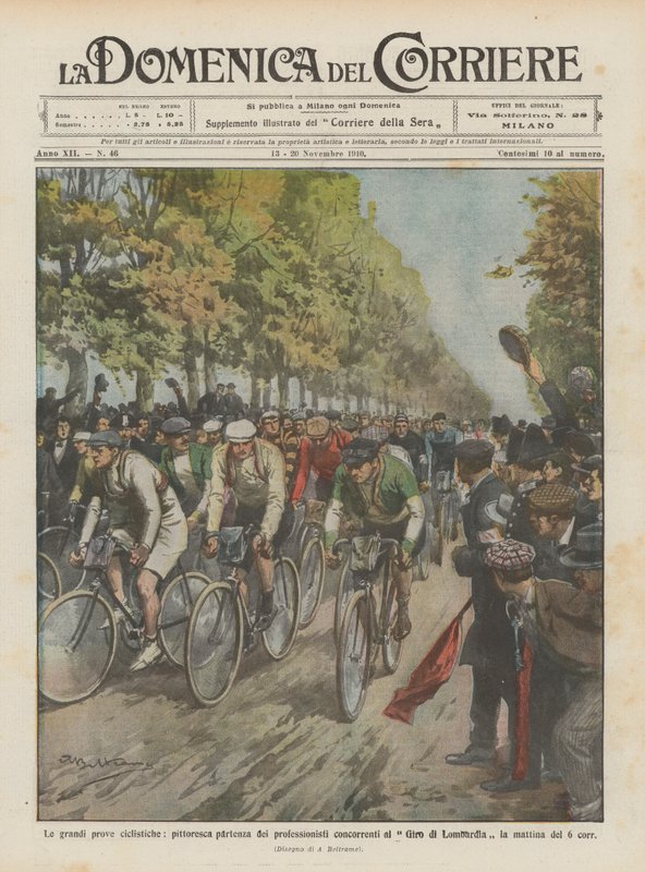 De stora cykelproven, den pittoreska starten för proffsen som tävlar i Girot? av Achille Beltrame