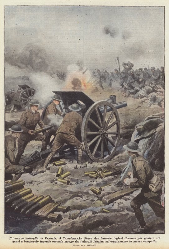 Det är strid i Frankrike av Achille Beltrame