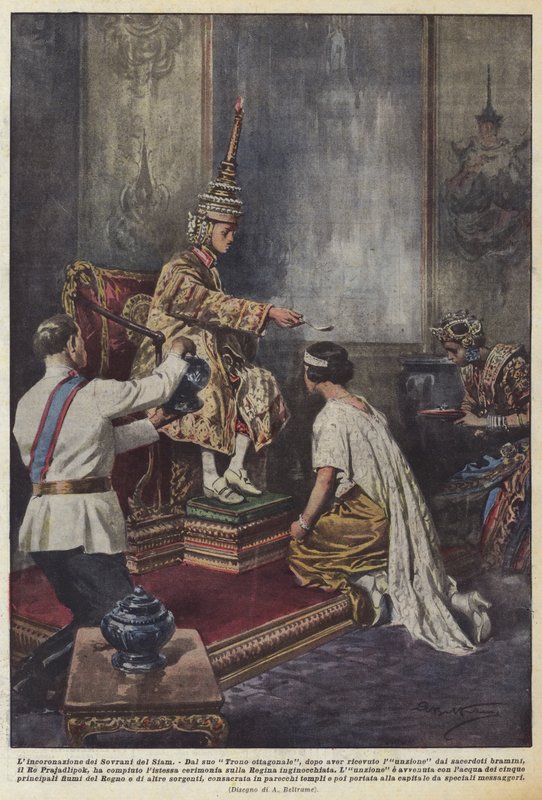 Kröningen av Suveränerna av Siam av Achille Beltrame