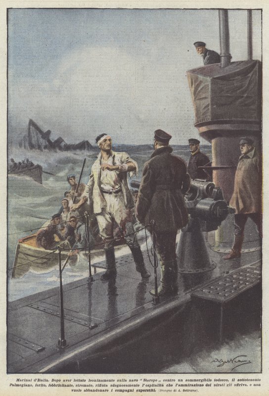 Marinsoldater från Italien av Achille Beltrame
