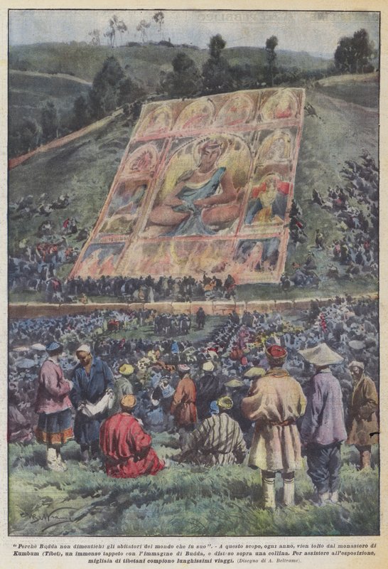 Så att Buddha inte glömmer invånarna i världen som var hans av Achille Beltrame