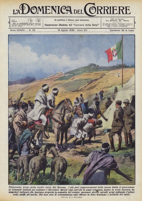 Pittoreska scener i Boranas bördiga land av Achille Beltrame
