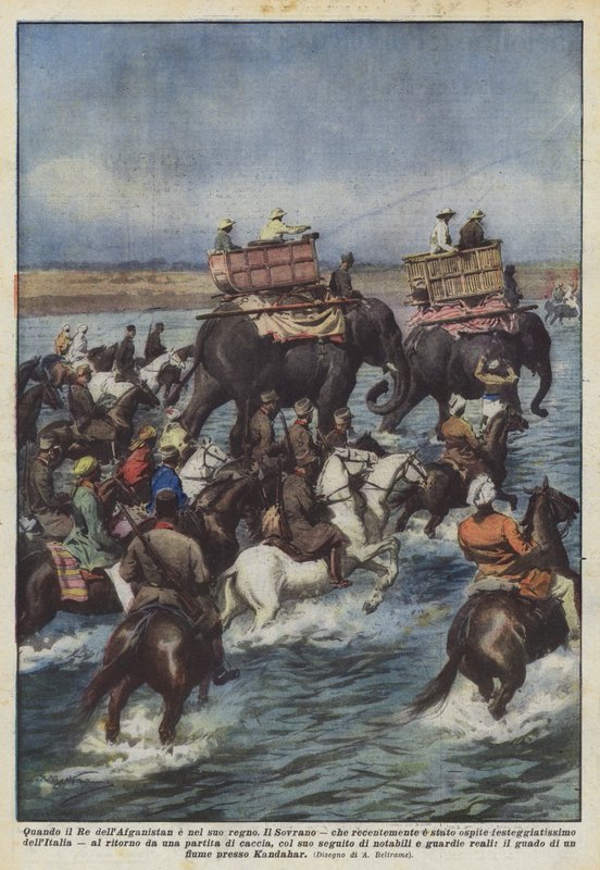 När kungen av Afghanistan är i sitt rike av Achille Beltrame