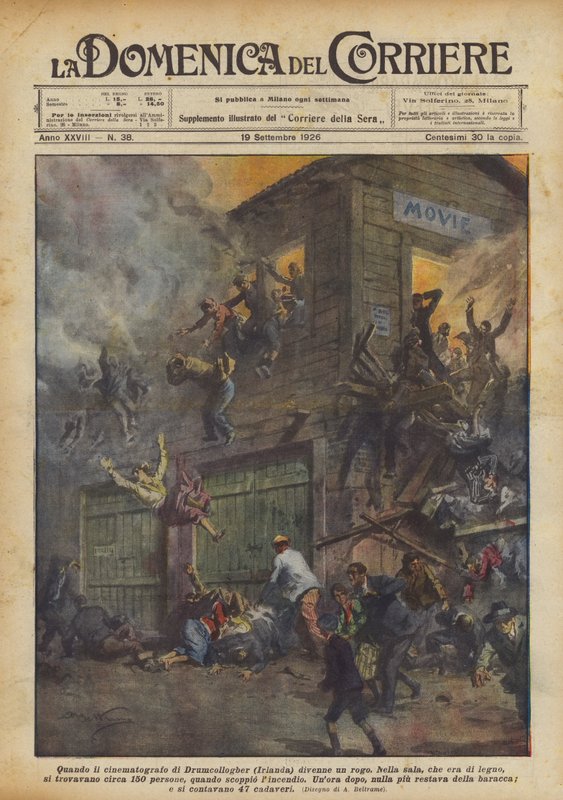 När biografen Drumcollogber (Irland) blev en insats av Achille Beltrame