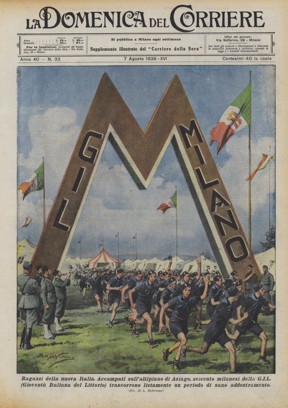 Pojkar från det nya Italien av Achille Beltrame