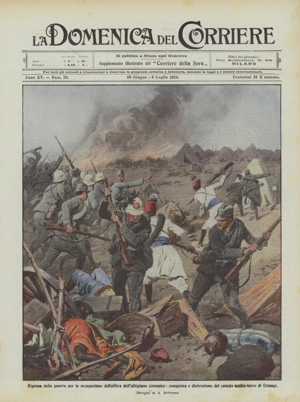 Återupptagande av kriget för den definitiva ockupationen av den kyrenaiska platån? av Achille Beltrame