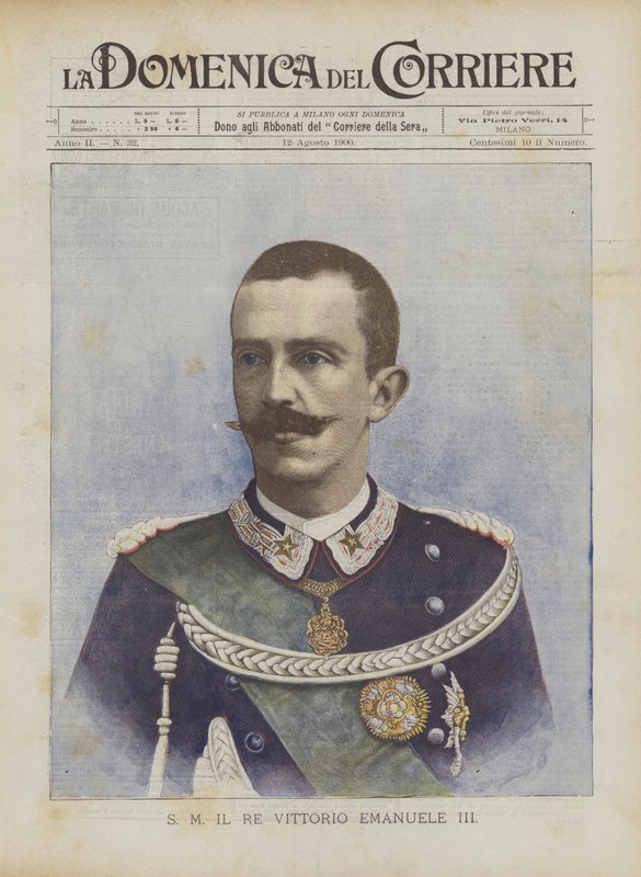 S M Kungen Vittorio Emanuele III av Achille Beltrame