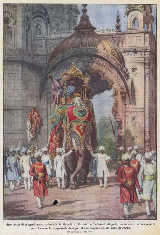 Shower av orientalisk storslagenhet av Achille Beltrame
