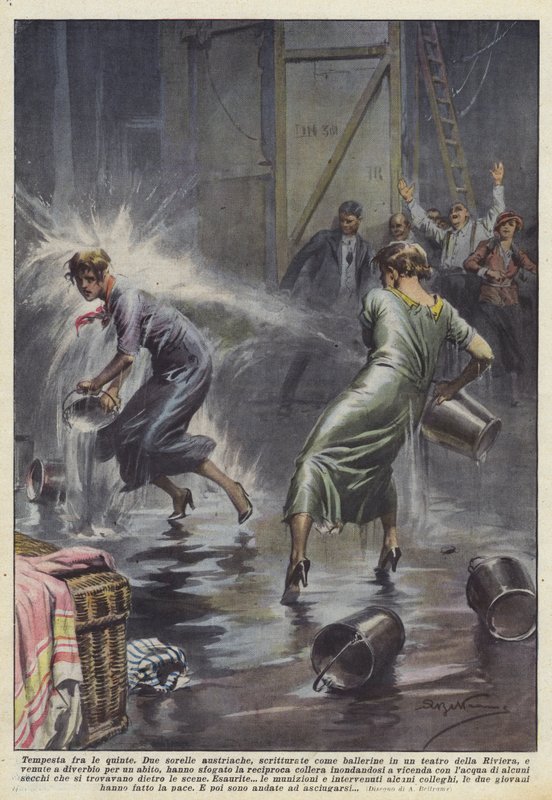 Storm i vingarna av Achille Beltrame