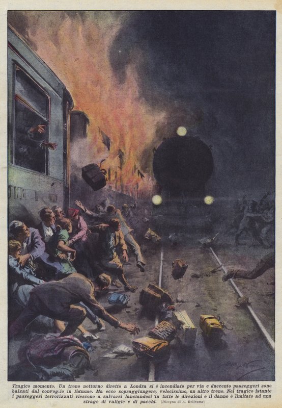 Tragiskt ögonblick av Achille Beltrame