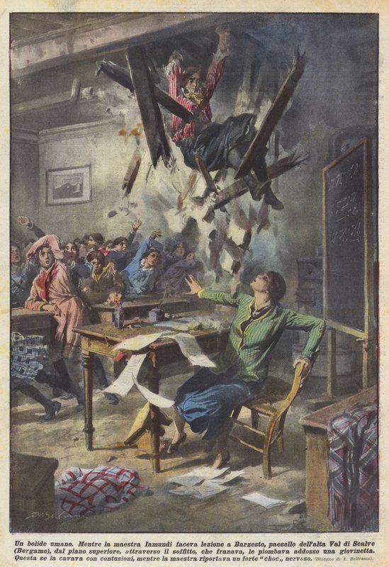 Ett mänskligt eldklot av Achille Beltrame
