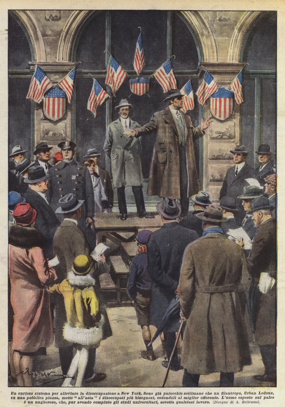 Ett nyfiket sätt att lindra arbetslösheten i New York av Achille Beltrame